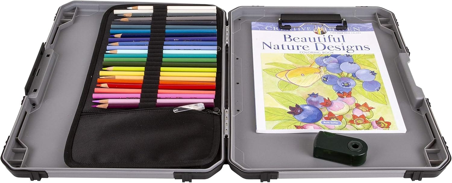 ArtBin 6838AG Sketch Board, Portable Drawing Surface with Internal Art & Craft Storage, Grey - Image 3