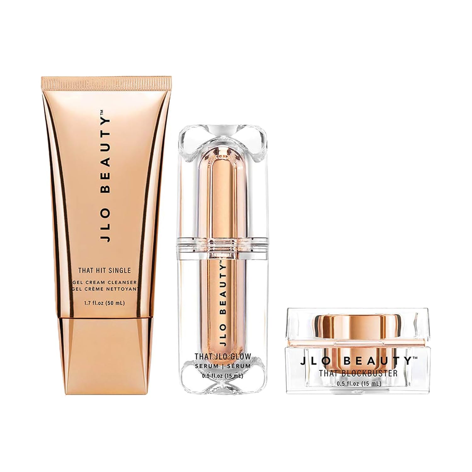 JLO BEAUTY That JLo Starter Kit | Includes Serum, Cleanser, and Cream, Gently Tightens, Clears, and Hydrates for Smooth, Radiant Skin - Image 5
