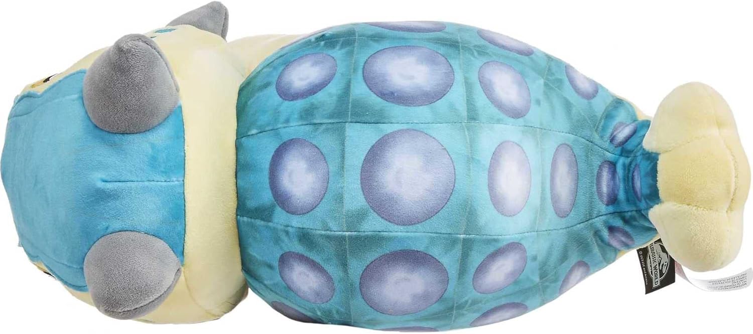 Mattel Jurassic World: Camp Cretaceous Plush Baby Dinosaur Bumpy with Sound, 15-inch Floppy Soft Toy Ankylosaurus with Weighted Feet - Image 2