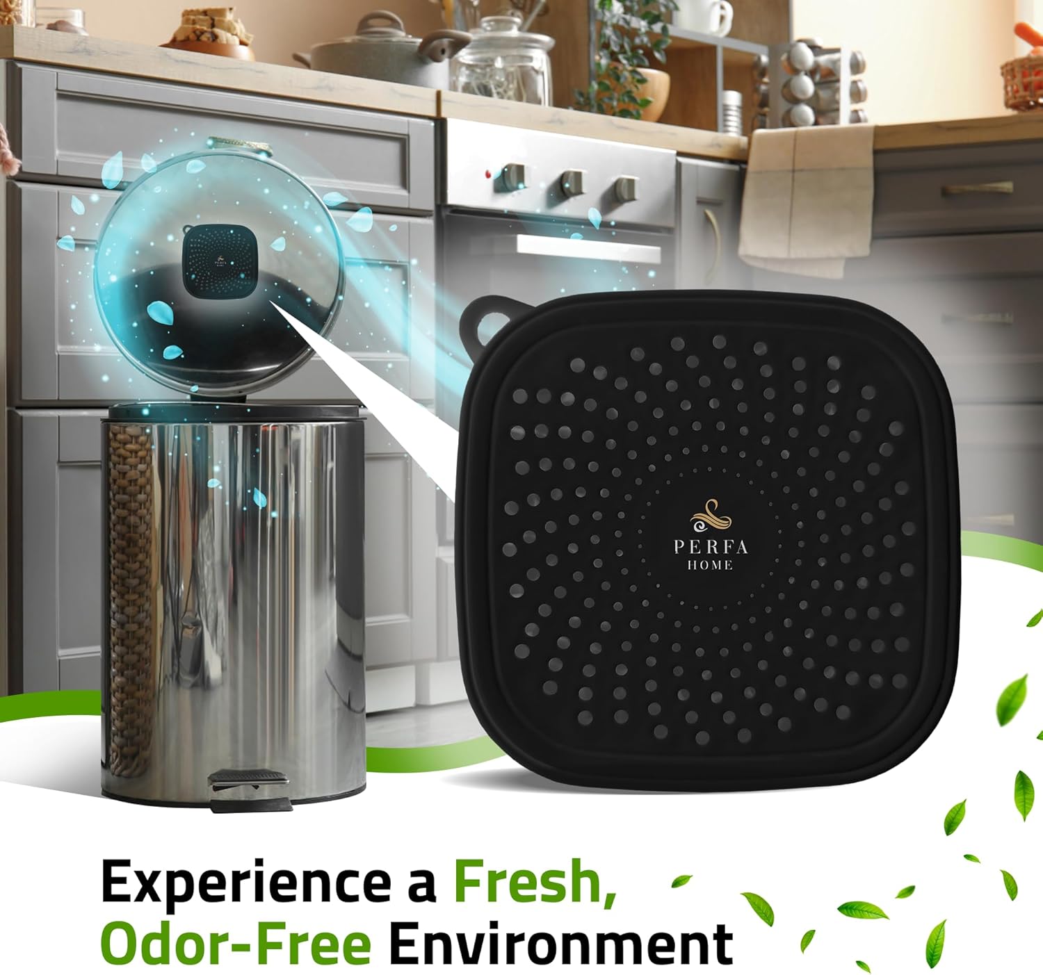 Compact and Multifunctional Trash Can Deodorizer | Trash Deodorizer with Odor Absorber Technology | Lasts Up to 1 Year | Closet and Small Spaces Air Fresheners for Home by Perfa - Image 2