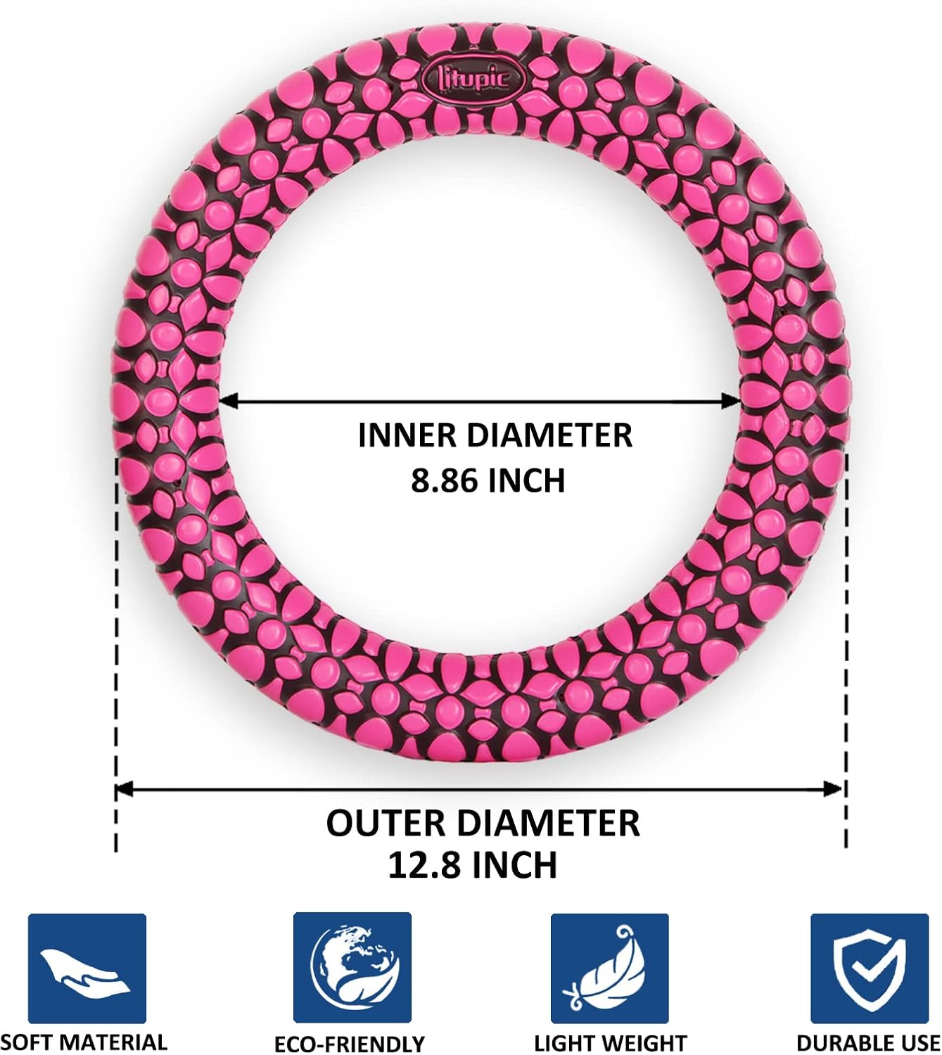 Bouncy Sports Hoops Hand Eye Coordination Training Tool Sports Equipment Reaction Speed Training Tool for Improving Agility & Reflex Skills Easy to Catch and Throw Great for Family - Image 2