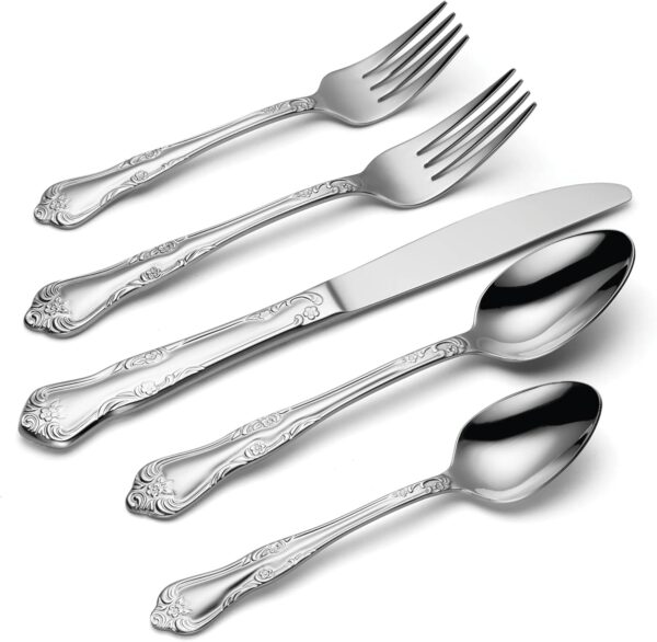 Oneida Azalea 45-Piece Flatware Set, Service for 8 - Image 2