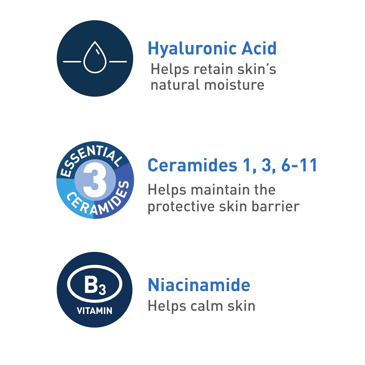 CeraVe Foaming Facial Cleanser | Daily Face Wash for Oily Skin with Hyaluronic Acid, Ceramides, and Niacinamide| Fragrance Free | 16 Fluid Ounce - Image 3