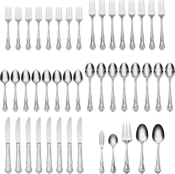 Oneida Azalea 45-Piece Flatware Set, Service for 8 - Image 3