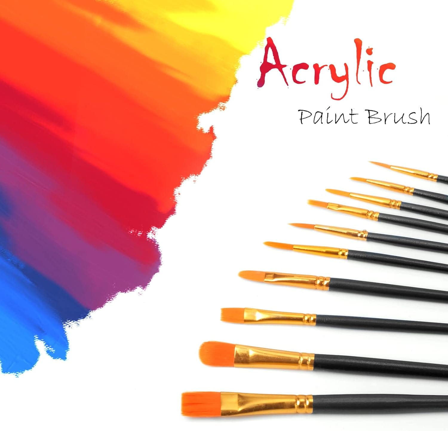 Acrylic Paint Organizer for 2 fl oz Acrylic Paint, Case for Apple Barrel Acrylic Paint with 10pcs Paint Brushes, Acrylic Paint Storage Organizer for 24 Bottles, Craft Paint Organizer - Image 3